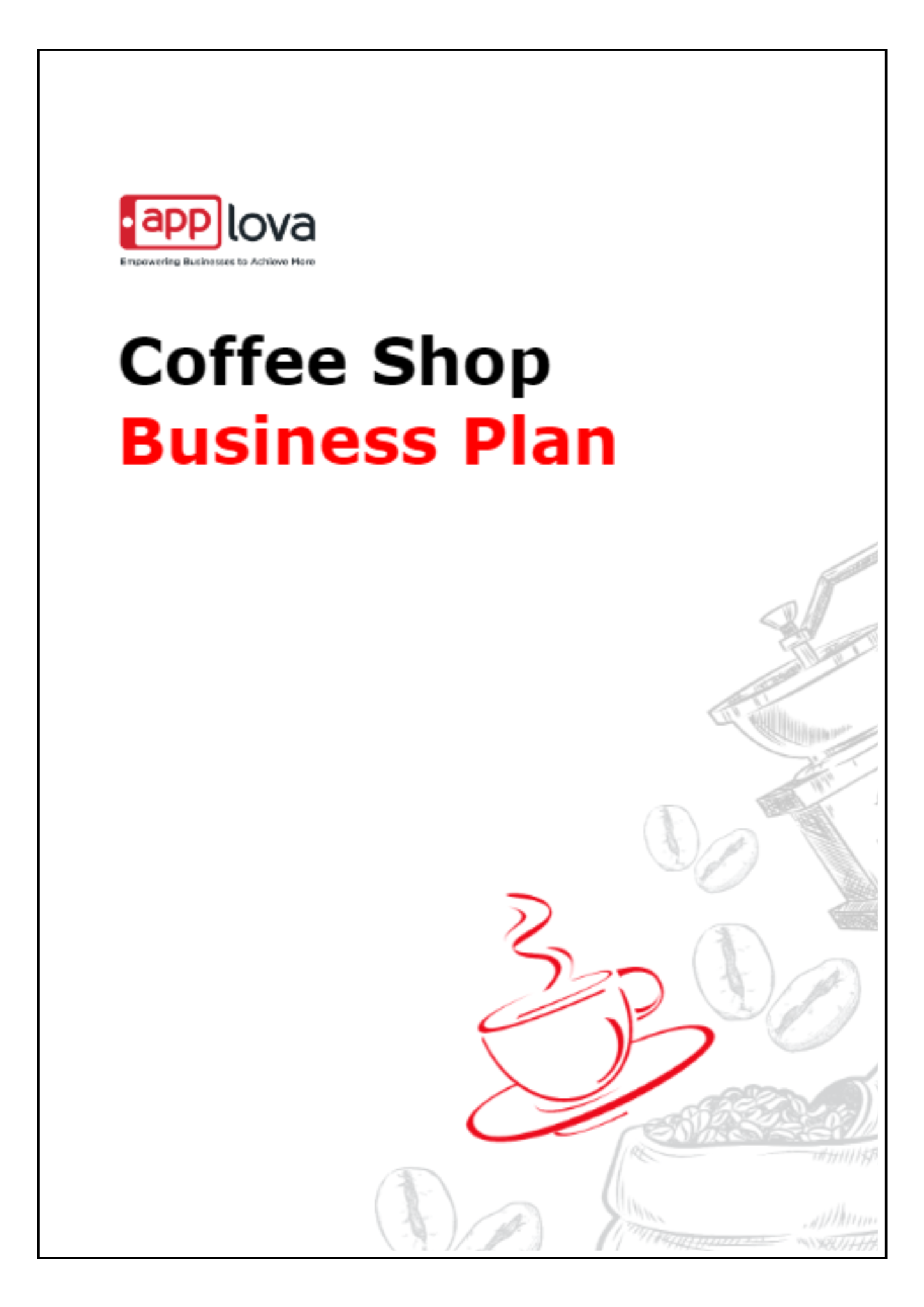 Coffee Shop Plan - Applova