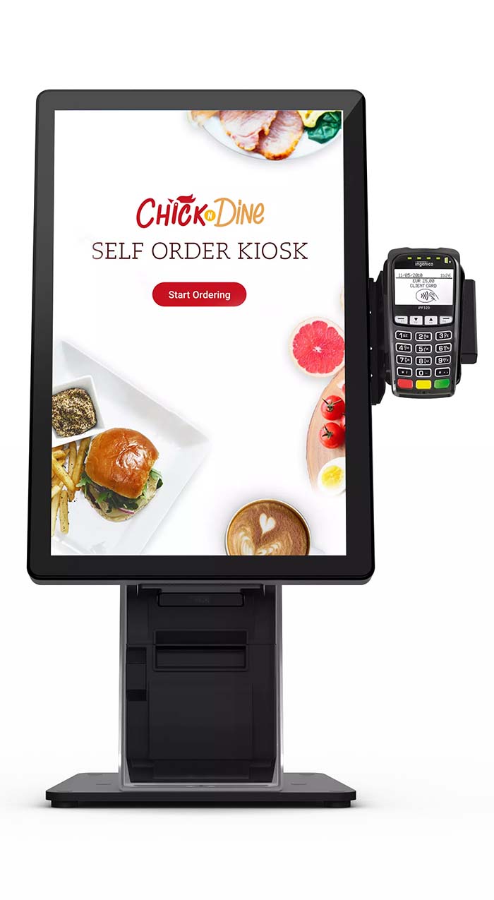 self ordering kiosk device